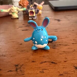 Vintage Pokemon Azumarill 1" Micro Mini Collectible Figure 2006